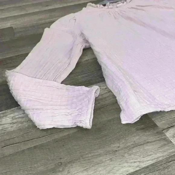 💜 Medium Pink GAP Long Sleeve Shirt - Picture 3 of 4